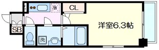 エスリード難波ザ・アークの物件間取画像